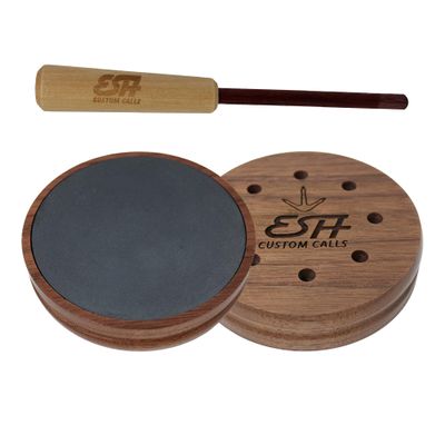 ESH Walnut Slate Turkey Pot Call Realistic Slate Sounds Hunting Call for Beginners & Pros