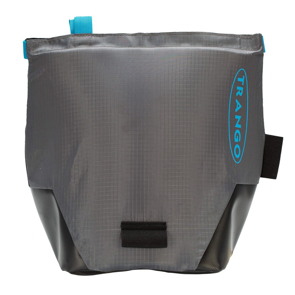 TRANGO Chaos Fleece-Lined Chalk Bucket (Blue, Standard Size) | Rock Climbing Accessories