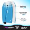 BPS 33" Bodyboard for Beach with Bodyboard Bicep Leash (Blue / White) view 4