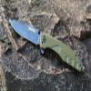 Smith's 50996 Battleplan Pocket Knife  Green  3.35 Stainless Steel Lock Back Blade  Easy Open Flipper  Everyday Carry Work, Military, Hunting, Outdoor  Straight Edge Tactical Knife  Foldable view 2