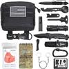 Gifts for Men Husband Dad Friend, Emergency Survival Kit 16 in 1, Upgrade Compact Survival Gear, Cool EDC Survival Tool for Cars, Camping, Hiking, Hunting, Fishing, Adventure Accessorie view 1