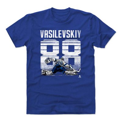 500 LEVEL Andrei Vasilevskiy Shirt (Cotton, XX-Large, Royal Blue) - Andrei Vasilevskiy Retro W WHT