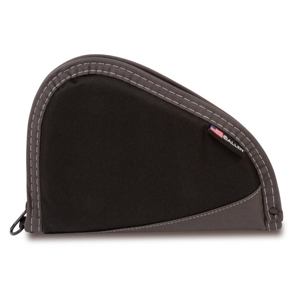 Allen Company 8" Deluxe Handgun Case, Black/Gray