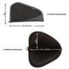 Allen Company 8" Deluxe Handgun Case, Black/Gray view 2