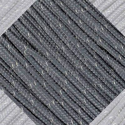 Craft County Reflective Paracord Rope  Holds Up to 95lbs  1.88mm Diameter  for Outdoor Necessities (Gray, 100 Feet)