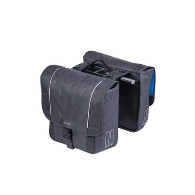 Basil Sport Design MIK Double Pannier Bag, Graphite, 32 Litre