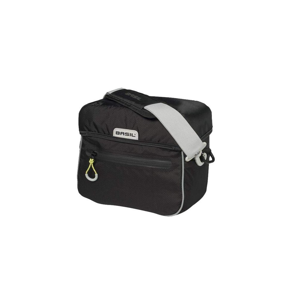 Basil Miles Klickfix Handlebar Bag, Black, 6 Litre