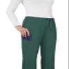 KOI Basics Women's Holly Cargo Scrub Pants, 8 Pockets, Drawstring Waist Hunter X-Large view 3