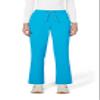 KOI Basics Women's Holly Cargo Scrub Pants, 8 Pockets, Drawstring Waist Electric Blue 5X-Large view 1