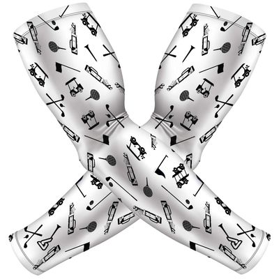 B-Driven Sports UV Arm Sleeves - Sun Protection UPF 50+ UV Compression Arm Sleeves Cooling for Baseball Basketball Football