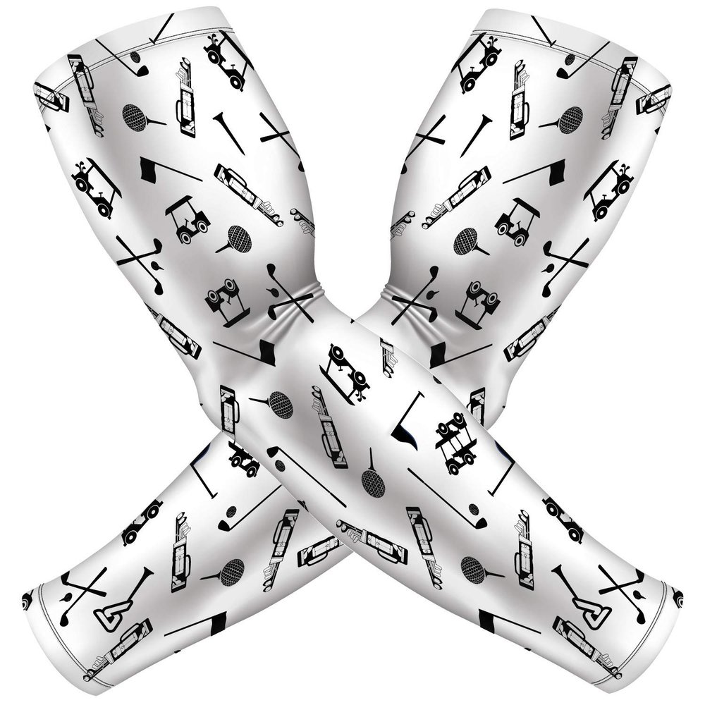 B-Driven Sports UV Arm Sleeves - Sun Protection UPF 50+ UV Compression Arm Sleeves Cooling for Baseball Basketball Football