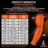 B-Driven Sports UV Arm Sleeves - Sun Protection UPF 50+ UV Compression Arm Sleeves Cooling for Baseball Basketball Football view 3