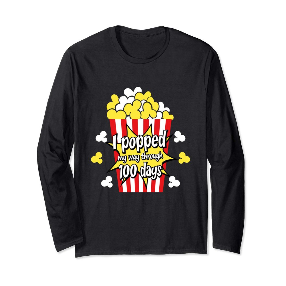 100 Days Of School Long Sleeve Shirt For Teachers Parents