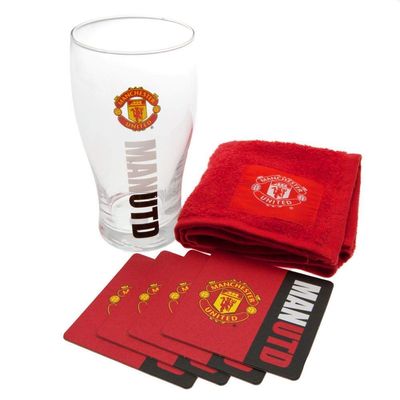 Manchester United FC Official Mini Bar Set (One Size) (Red)