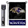 Baltimore Ravens Garden Flag with Stand Holder view 1