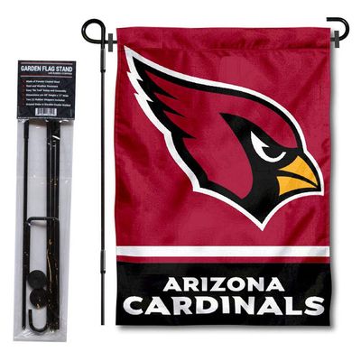 Arizona Cardinals Garden Flag with Stand Holder