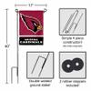 Arizona Cardinals Garden Flag with Stand Holder view 3
