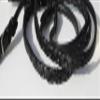 Rhinegold Softee Leather Laced Reins-Black view 1