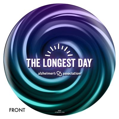 Bowlerstore Products Alzheimer's Association The Longest Day Bowling Ball (8lbs)