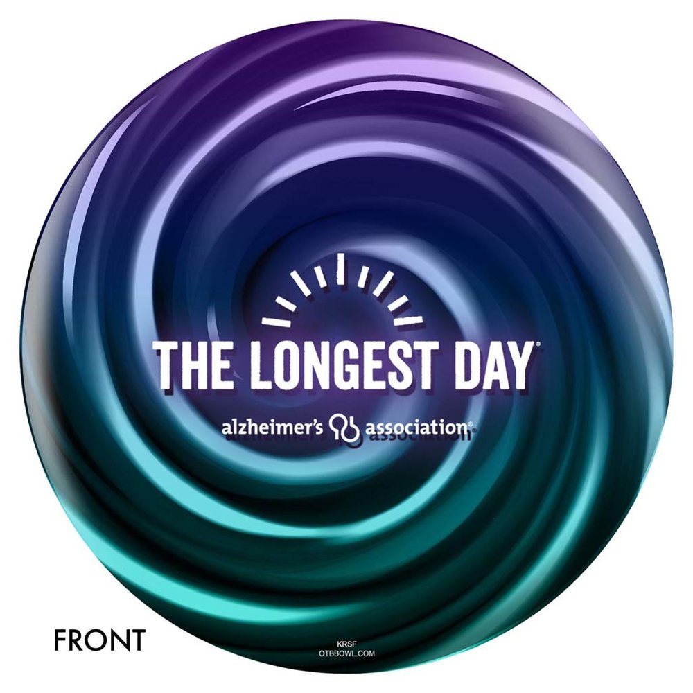 Bowlerstore Products Alzheimer's Association The Longest Day Bowling Ball (8lbs)