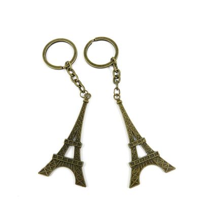 1 Items Keychain Keyring Key Tags Chains Rings Jewelry Bag Charms Y7GK4 Paris Eiffel Tower