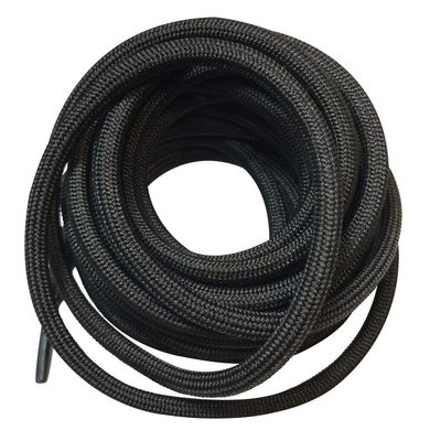 3 pairs Heavy duty durable non slip round boot shoe laces shoelaces for hiking walking construction safety work (60"(153cm), Black)