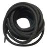 3 pairs Heavy duty durable non slip round boot shoe laces shoelaces for hiking walking construction safety work (60"(153cm), Black) view 1