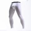 Ouruikia Men's Thermal Underwear Pants Modal Long Johns Tagless Lightweight Thermal Bottoms Separate Pouch (White, X-Large) view 2