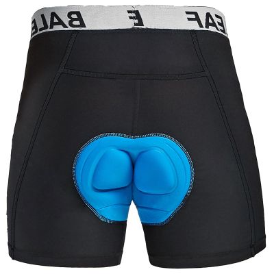 baleaf Men's 3D Padded Bike Shorts Cycling Underwear Mountain Biking Bicycle MTB Underpants for Men Black L