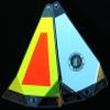 8" Fishing Flasher - Blended Frog view 1