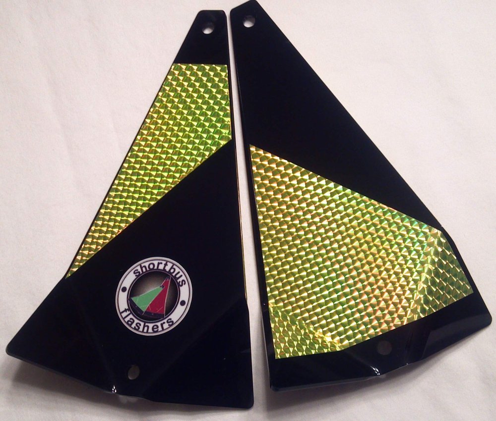 Shortbus Flashers 8" Fishing Flasher - Chaos