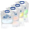 WaterStorageCube Premium Collapsible Water Container Bag, BPA Free Food Grade Clear Plastic Storage Jug for Camping Hiking Backpack Emergency, No-Leak Freezable Foldable Water Bottle view 1