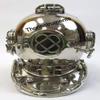 MAXNAUTICALMART Divers Helmet in Chrome Finish Mark-V Diving 18" Replica Helmets view 1