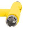 Aexit Hex Socket Hand Operated Tools Skateboard Roller Spanner T Wrench Hand Tool Yellow Model:59as259qo312 view 3