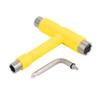 Aexit Hex Socket Hand Operated Tools Skateboard Roller Spanner T Wrench Hand Tool Yellow Model:59as259qo312 view 4