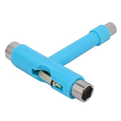 Aexit Hex Socket Hand Operated Tools Skateboard Roller Spanner T Wrench Hand Tool Sky Blue Model:37as275qo508