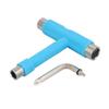 Aexit Hex Socket Hand Operated Tools Skateboard Roller Spanner T Wrench Hand Tool Sky Blue Model:37as275qo508 view 4