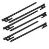 Aexit 6pcs 7.87-inch Home hardware Length Cast Steel Tent Stake Pegs for Camping Outdoor Trip Model:21as364qo289 view 1