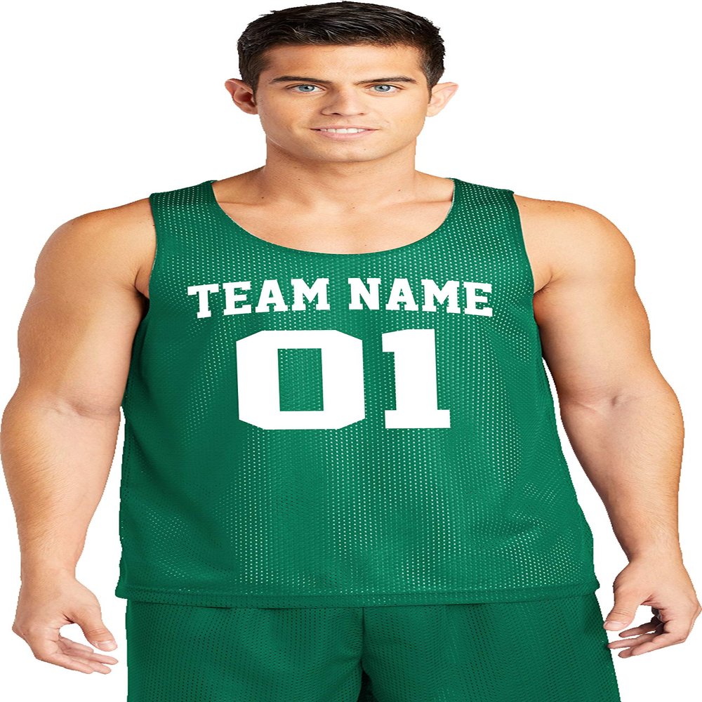 Custom Basketball Jersey | Adult Sizes | Add Your Team, Name, & Number| Unisex Kelly Green