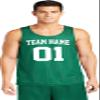 Custom Basketball Jersey | Adult Sizes | Add Your Team, Name, & Number| Unisex Kelly Green view 1
