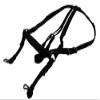 Rhinegold Elegance Stitched Breastplate-Cob-Havana view 1