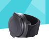 LIOOBO Bicycle Bike Handlebar Mirror 360 Rotation Rearview Mirror Blast-Resistant Lightweight Wide Angle Adjustable Cycle with Wrist Strap (Black) view 3