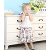 Infant Kid Baby Girls Strap Tops Sleeveless Ruffled Crop Top T-Shirt Floral Skirt 2Pcs Summer Outfit Clothing (3-4Y, White) view 2