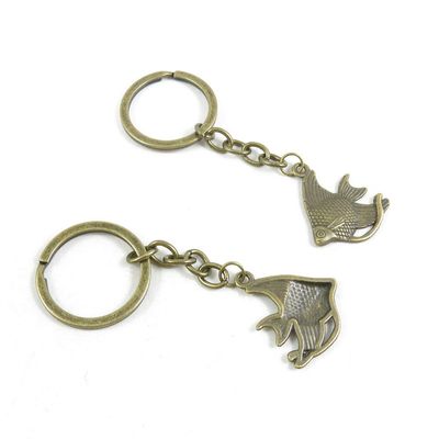 1 Items Keychain Keyring Key Tags Chains Rings Jewelry Bag Charms P0QO5 Tropical Fish