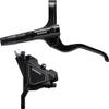 Shimano Altus BL-MT201/BR-UR300 Disc Brake and Lever - Front, Hydraulic, Flat Mount, Resin Pads, Black view 1