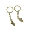 50 Items Keychain Keyring Key Tags Chains Rings Jewelry Bag Charms E5BM4 Girl Bouquet view 1