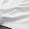YiZYiF Kids Girls Basics Sportswear Athletic Long Sleeve Stretch Short Mock Neck T-Shirt Crop Top White 10 view 2