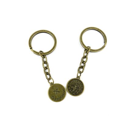 1 Items Keychain Keyring Key Tags Chains Rings Jewelry Bag Charms O7EP7 Sagittarius Tag