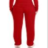 Cherokee Scrubs for Women Mid Rise Tapered Leg Drawstring Pant with 5 Pockets, Cargo Bottom with 2 Way Stretch Fabric - WW105, M, Red view 3