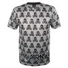 HK Army Dri Fit T-Shirt - All Over - Grey w/Black Skulls - Small view 1